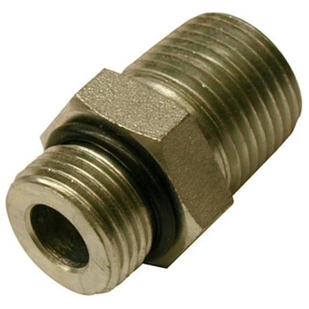 Apache Apache 39038856 .37 in. Male O-Ring Boss x .37 in. Male Pipe; Hydraulic Adapter 157154